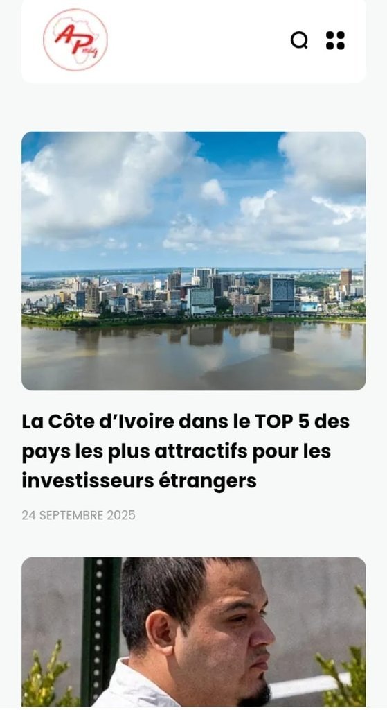 Screenshot of the AfroPlanet News website