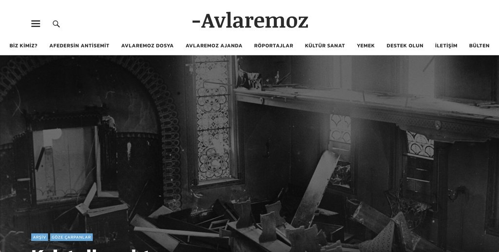 Screenshot of the Avlaremoz website