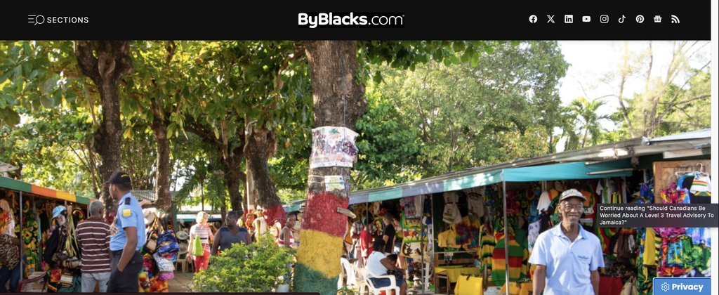Screenshot of the ByBlacks website