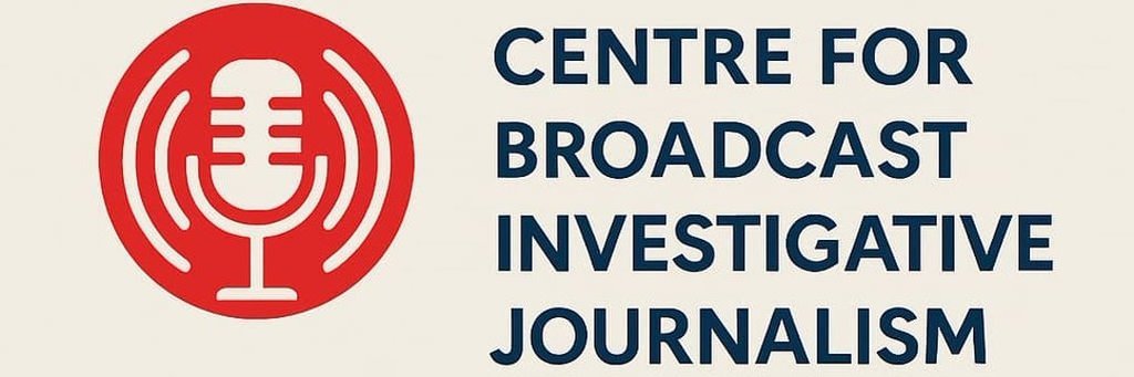 Screenshot of the Centre for Broadcast Investigative Journalism  (CBIJ) website
