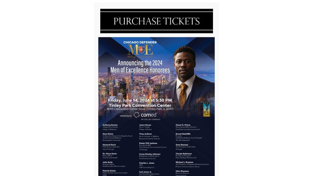 Screenshot of the Chicago Defender website
