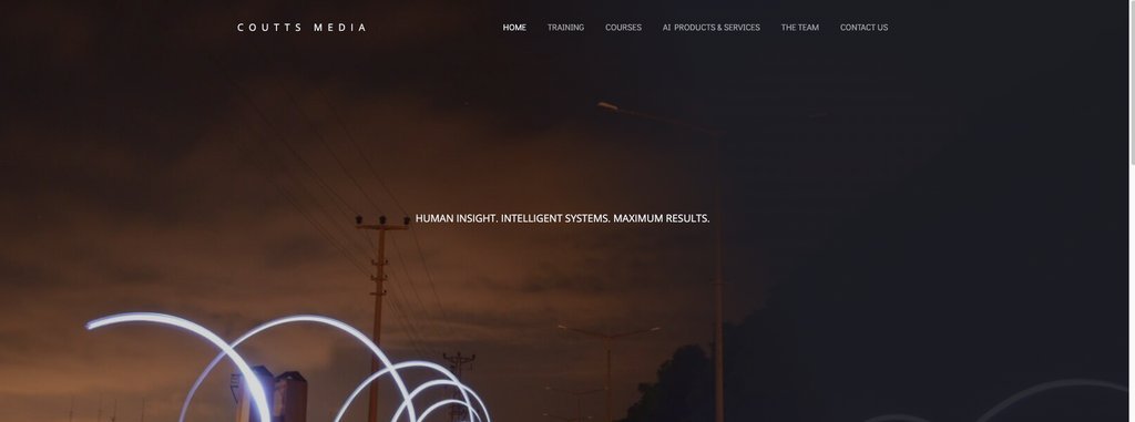 Screenshot of the Cyborg Chronicles website