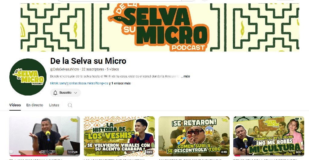 Screenshot of the de la selva su micro website
