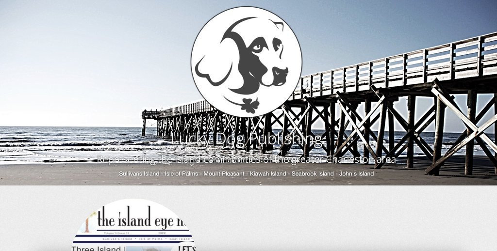 Screenshot of the The Island Connection website