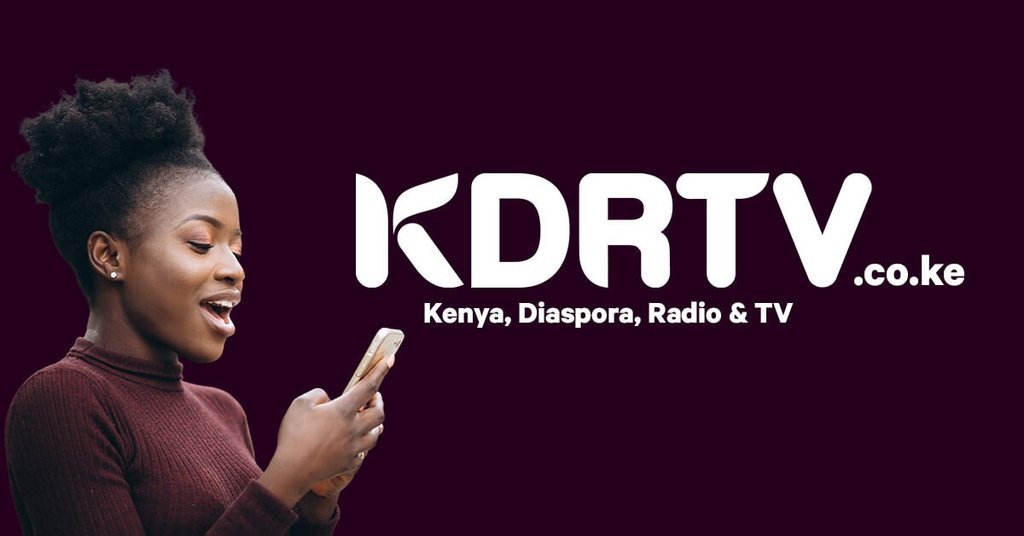 Screenshot of the KDRTV website