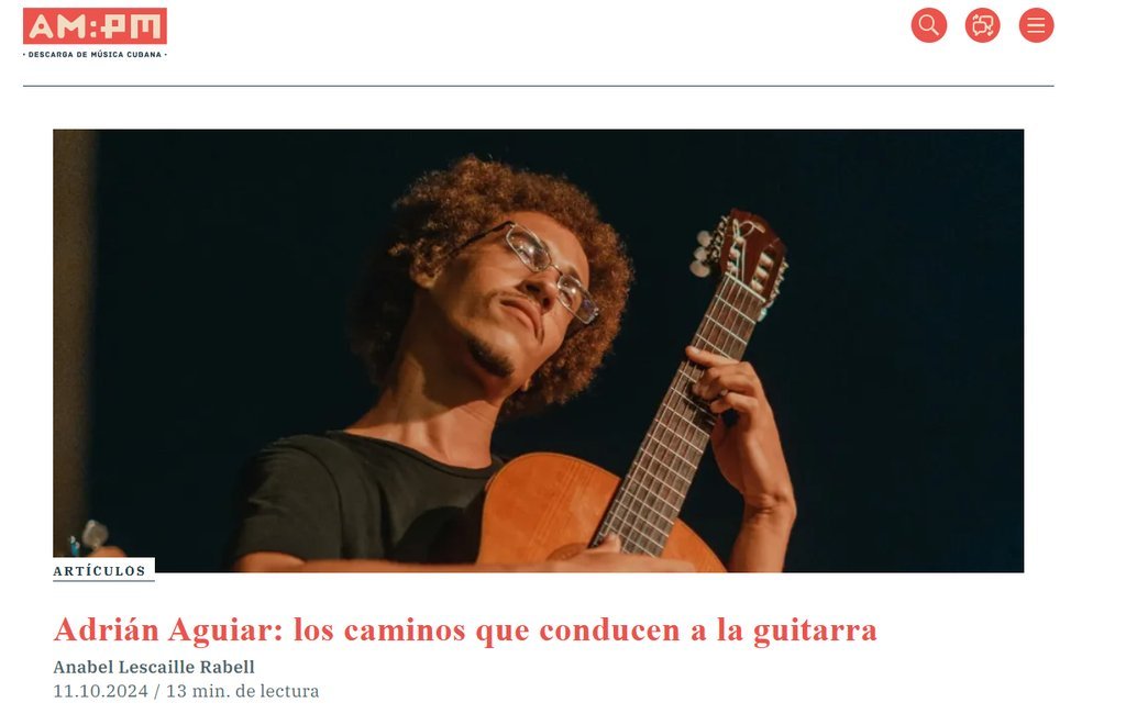 Screenshot of the Magazine Am: Pm website