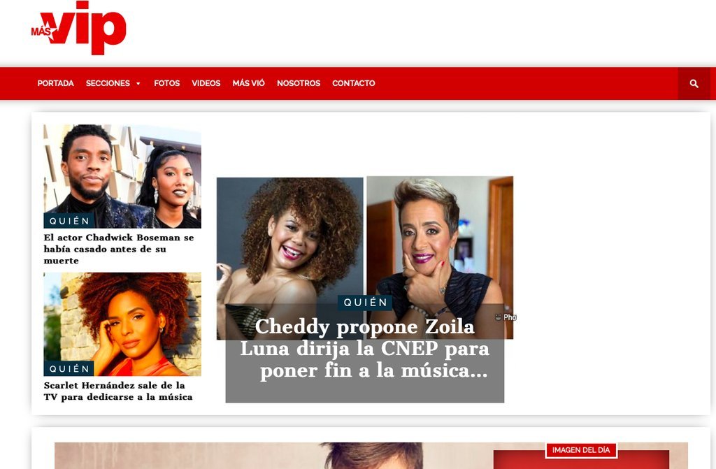 Screenshot of the Masvip website