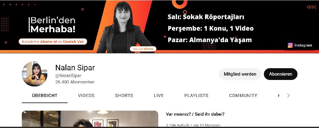 Screenshot of the Nalan Sipar website