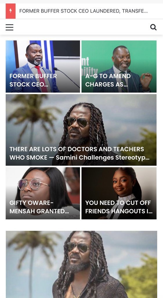 Screenshot of the Nkonkonsa.com website