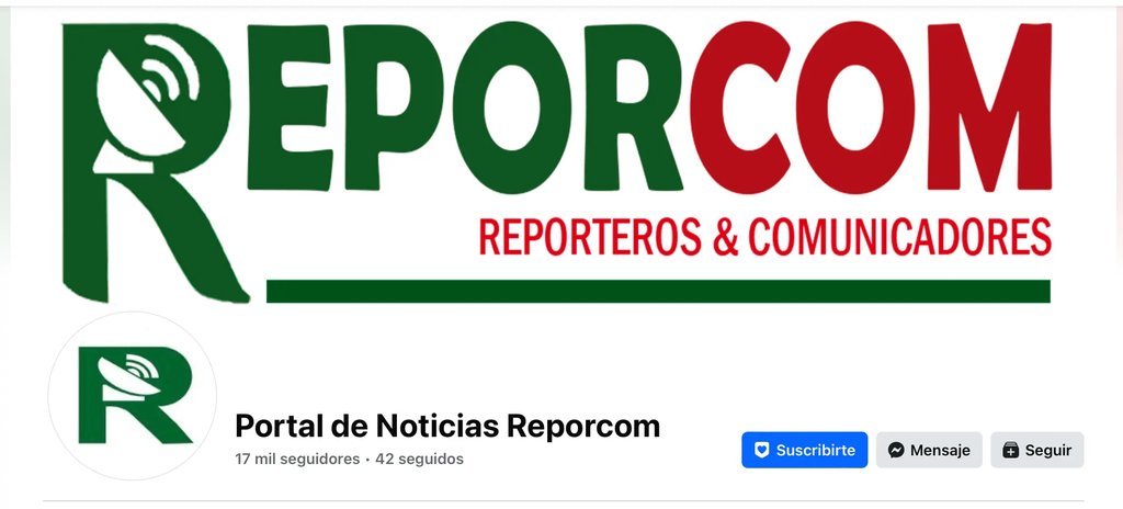 Screenshot of the Reporcom website