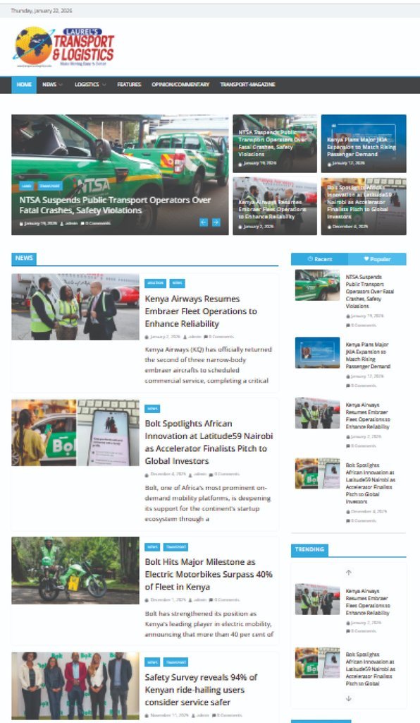 Screenshot of the SATIMES EAST AFRICA LIMITED website