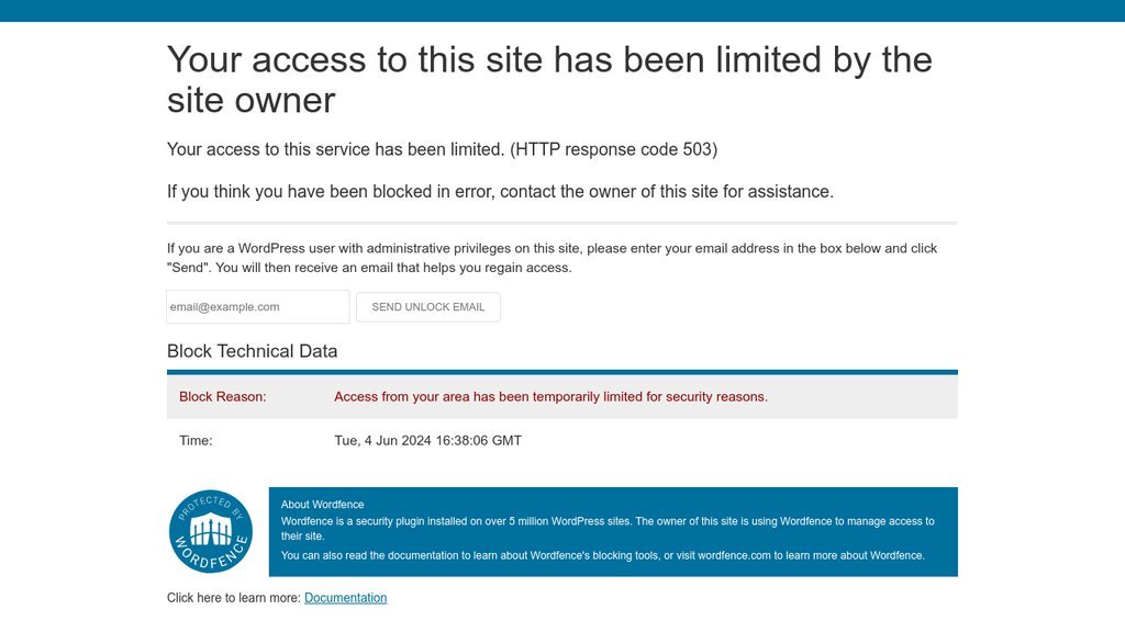 Screenshot of the The Concord Bridge website