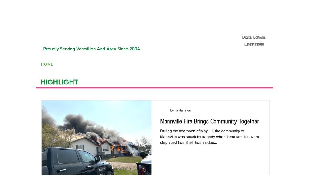 Screenshot of the Voice website