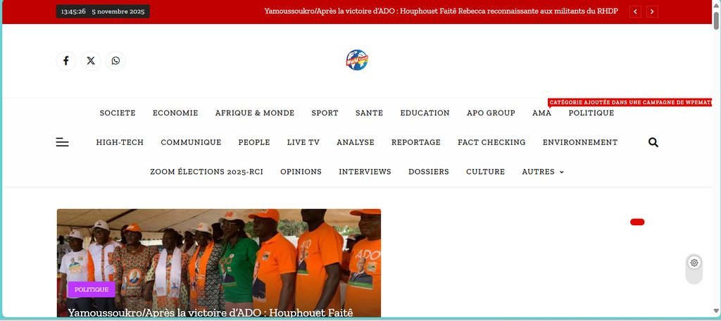 Screenshot of the World Canal Info website